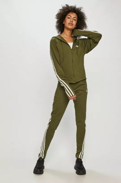 trening verde adidas dama